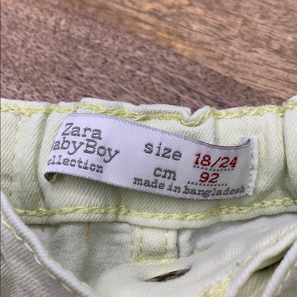 Zara BabyBoy Light yellow Jeans - Picture 6 of 8